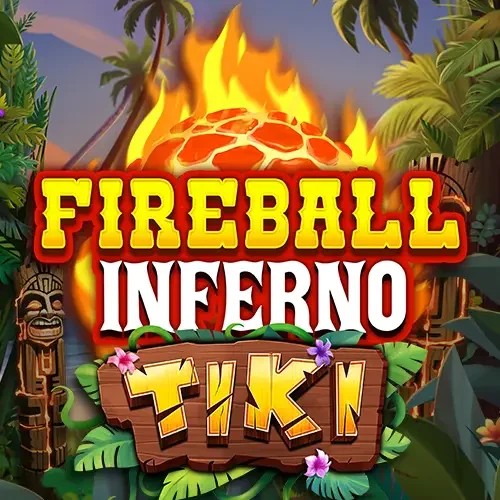 Fireball Inferno Tiki by NetEnt, showcased at betrepublics.de – game logo